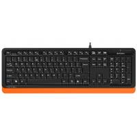 Клавиатура A4Tech Fstyler FK10 (USB, мультимедийная, black-orange)