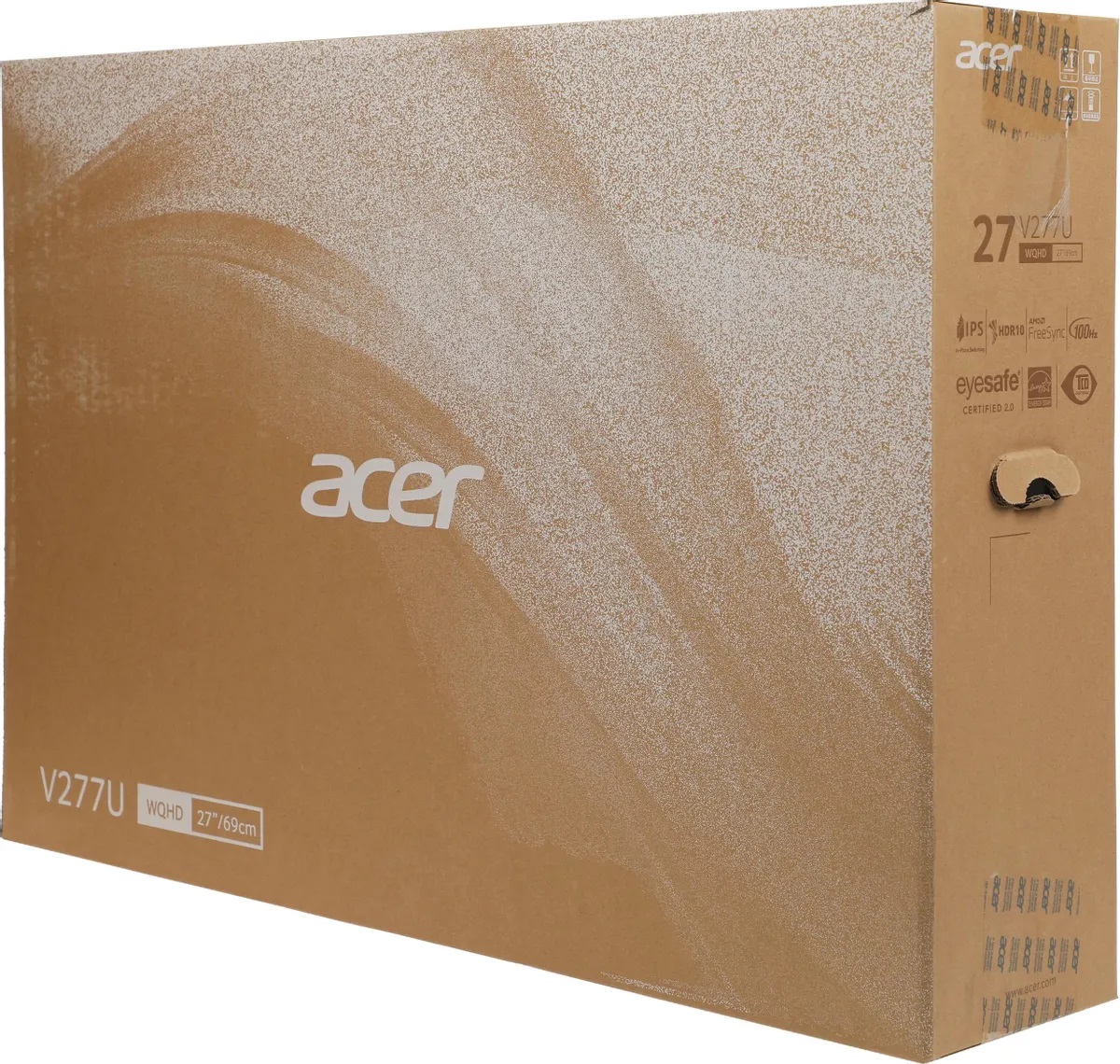 Монитор Acer 27" V277UEbmiipxv  black (2560x1440, 100Hz, 1 000:1, 178°/178°, 4ms (GTG), 350cd/m2, IPS, HDMI*2, DP, выход на наушники, M/M)