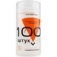 Салфетки Konoos KBU-100 (универсальные, в тубе, антибактериальные, 100 шт.)