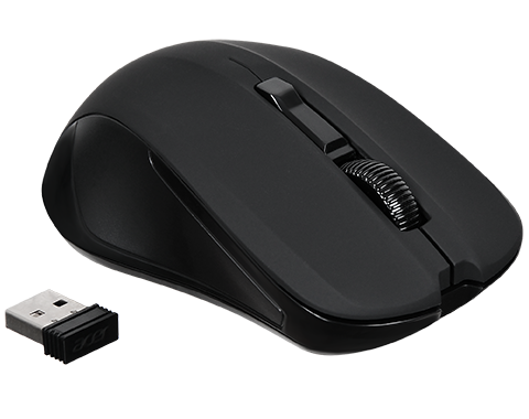 Мышь беспроводная Acer OMR010 (optical, 1200dpi, AA, black)