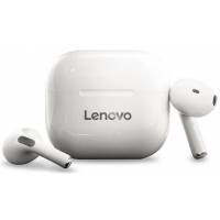 Гарнитура Lenovo Live Pods LP40 (вкладыши, беспроводная, Bluetooth 5.0, с микрофоном, white)