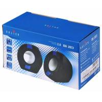 Колонки Oklick OK-203 (2х2.5W, USB, black-blue)