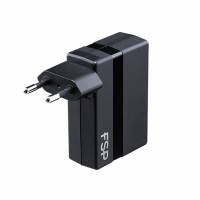 Зарядное устройство для ноутбука FSP Twinkle 65 (вход 100-240V, выход 18-20V (автоопределение), 65W, black)