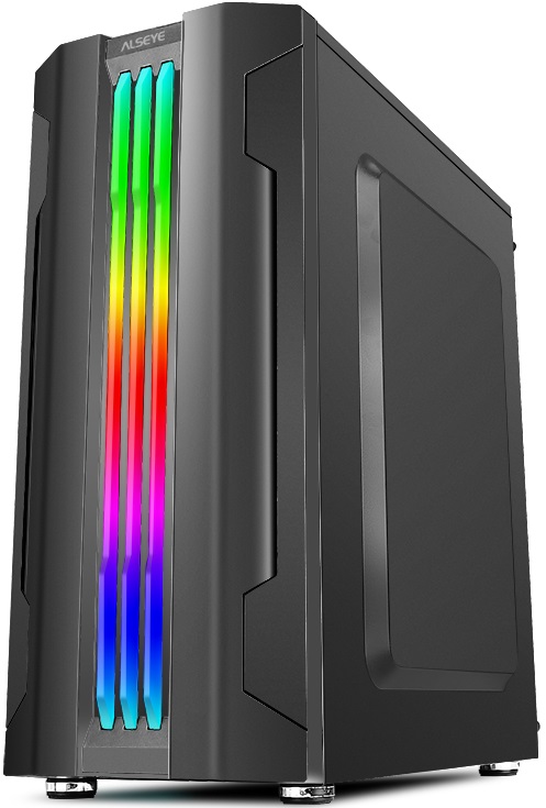 Корпус ALSEYE Auro 3.0 (без БП, ATX, USB3.0, без вентиляторов, black)