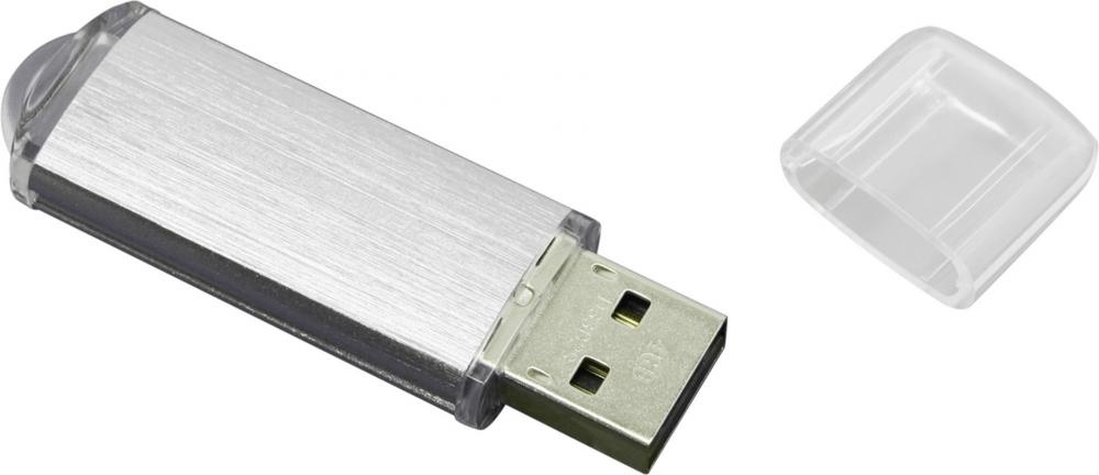 Флеш накопитель USB 2.0 4Gb Silicon Power Ultima II i-Series (SP004GBUF2M01V1S, silver)