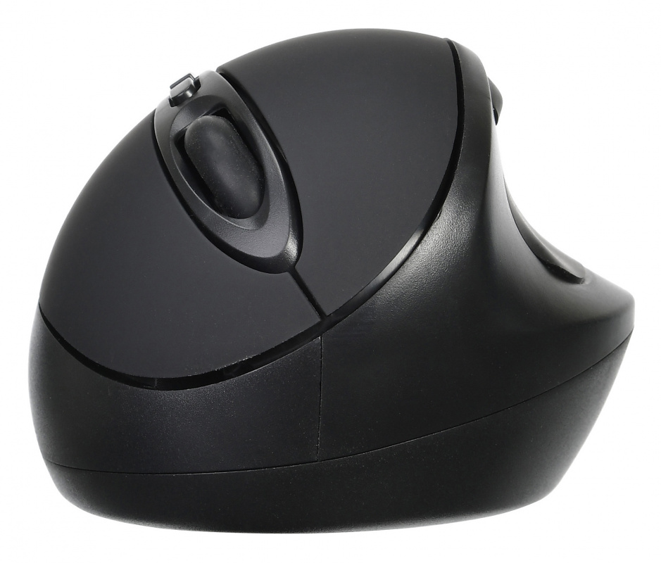 Мышь беспроводная Oklick 688MW (optical, 1600dpi, 2xAAA, эргономичная, soft-touch, black)