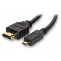 Кабель HDMIm-microHDMIm 1.8m (с позолоченными контактами, black) BaseLevel