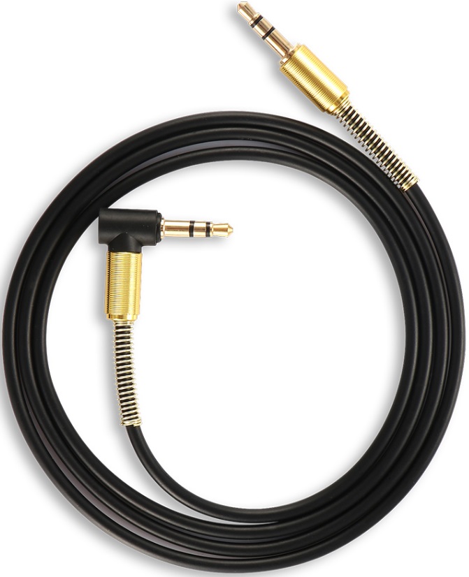 Кабель аудио 3.5mm Jack (m) - 3.5mm Jack (m) 1.0m (FAC01-01, black) FUMIKO