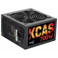 Блок питания AeroCool 700W (KCAS-700W, 80+ Bronze, 120mm, 20+4+4+4pin, 2*PCI-E 6+2pin, 7*SATA, 4*HDD, 1*FDD) RTL