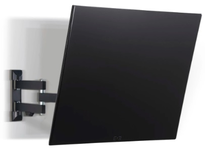 Настенный кронштейн для телевизоров и мониторов Hama 00118103 (32"-65", VESA 75x75/400x400, до 25кг, наклон: -12°/+5°, поворот: +-90°, black)