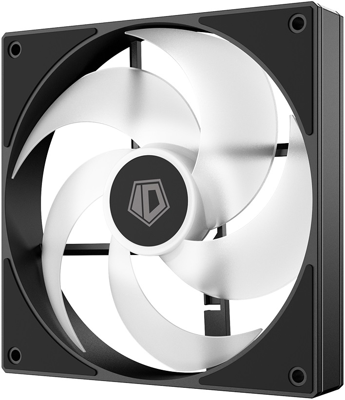 Вентилятор ID-Cooling AS-140-ARGB-K (140x140x25mm, Hydro, 300-1800rpm, <25dBa, 4pin, PWM, ARGB, black) RTL