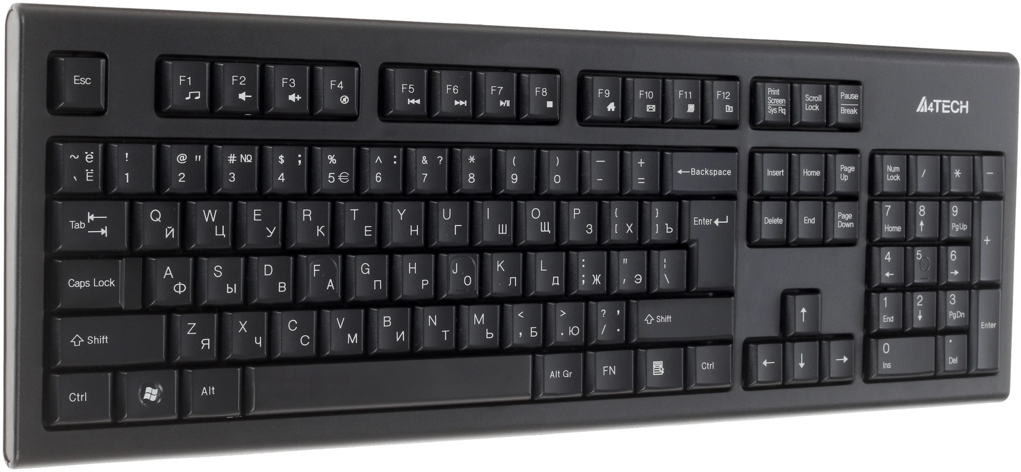Клавиатура+мышь беспроводные A4Tech 7100N (black)