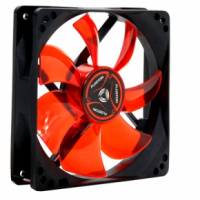 Вентилятор Floston Red Impeller 120P (120x120x25mm, 2xBall, 1800rpm, 25dBa, 3+4pin, black-red) RTL