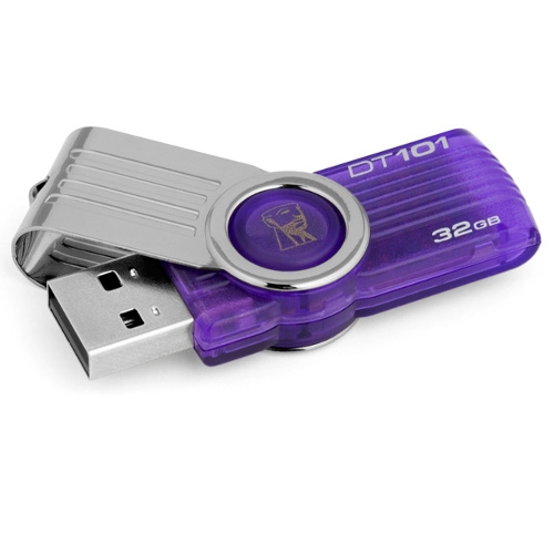 Флеш накопитель USB 2.0 32Gb Kingston DT101 G2 (DT101G2/32GB, purple)