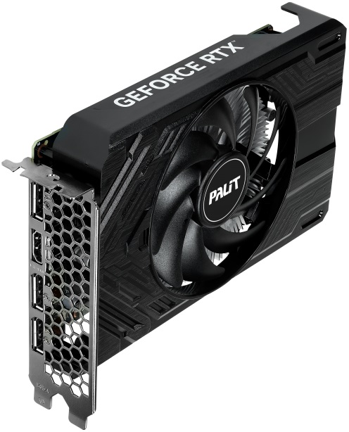 Видеокарта Palit GF RTX4060 STORMX 8Gb (NE64060019P1-1070F, 128bit, GDDR6, HDMI+3xDP) RTL