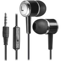 Наушники Defender Pulse 427 (затычки, с микрофоном, 1.1m, black-silver)