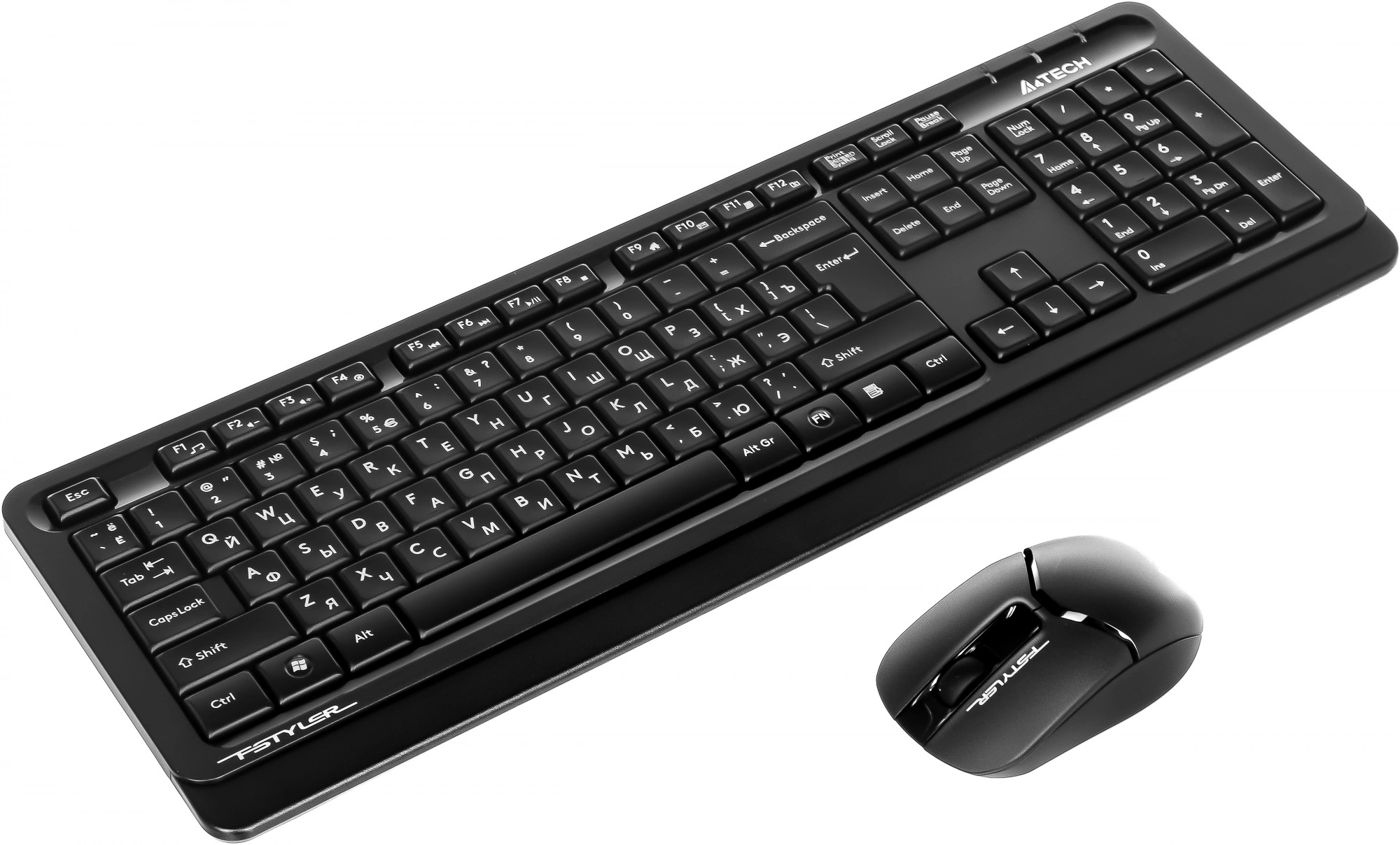 Клавиатура+мышь беспроводные A4Tech Fstyler FG1012 (black)