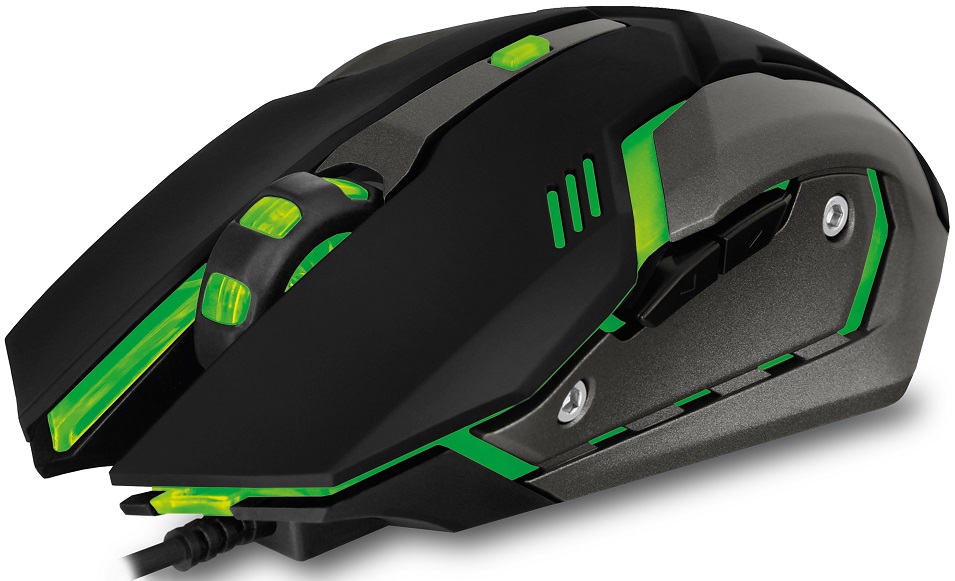Мышь Sven RX-G740 (USB, optical, 2400dpi, бесшумный клик, игровая, динамическая подсветка, soft-touch, 1.8m, black)
