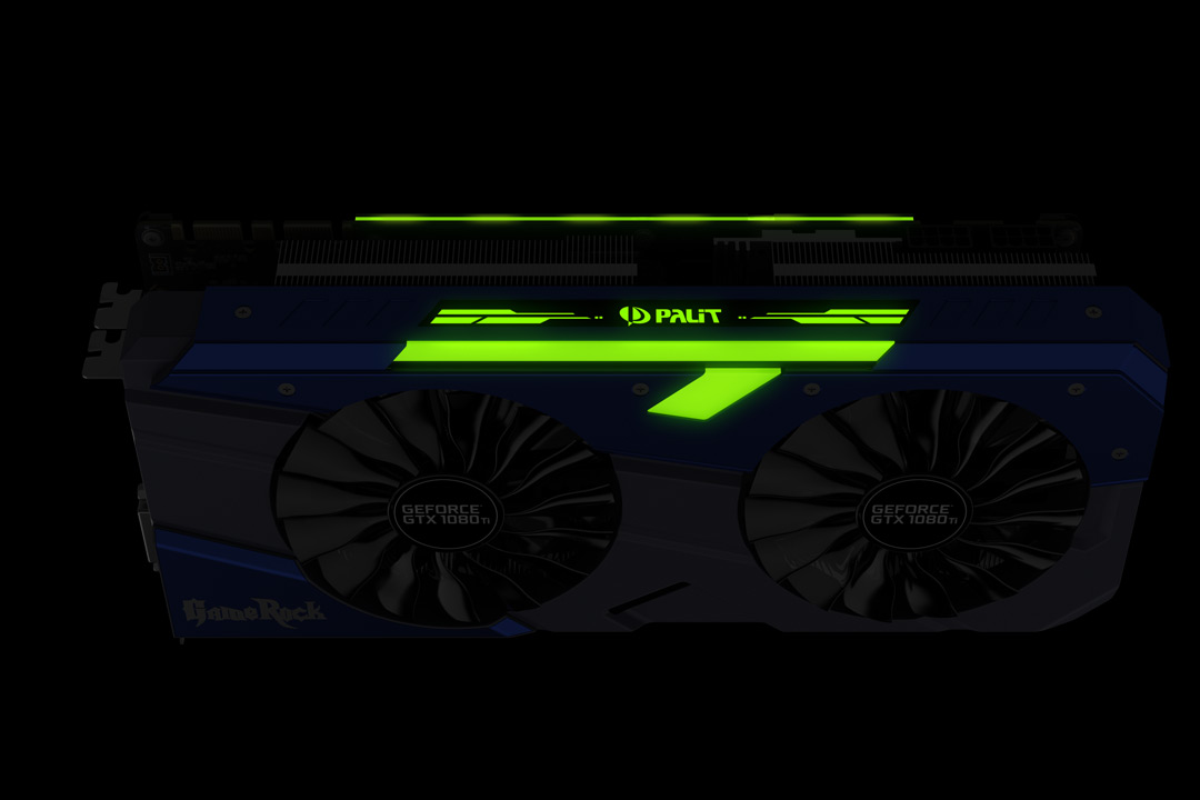 Видеокарта Palit GF GTX1080TI GameRock 11264Mb (352bit, GDDR5X, 3xDP+DVI+HDMI) RTL