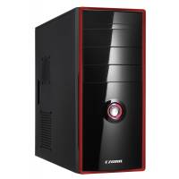 Корпус Ezcool NA-750R (без Б/П, ATX, black-red)