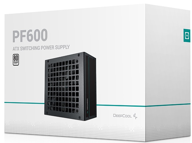 Блок питания DEEPCOOL 600W (PF600D-HA, 80+, 120mm, 20+4+4+4+4+4pin, 4xPCI-E 6+2pin, 6*SATA, 2*HDD) RTL