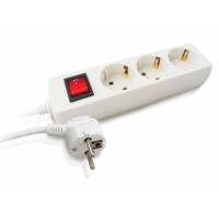 Сетевой фильтр PC Pet (AP02001K-1.8, 3 розетки, 1.8 метра, white) OEM