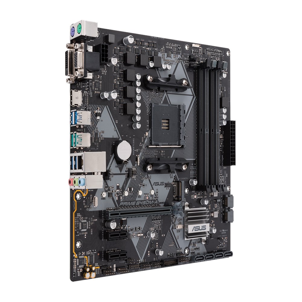 Материнская плата ASUS PRIME B450M-A (AM4, mATX) RTL