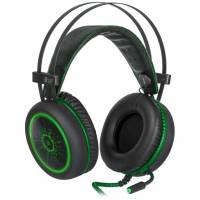 Наушники Defender DeadFire G-530D (полноразмерные закрытые, c микрофоном, игровые, 2.2m, промо-код "Crossout", black-green)