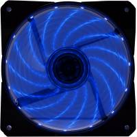 Вентилятор Digma DFAN-LED-BLUE (120x120x25mm, Hydro, 1200rpm, 23dBa, 3+4pin, blue LED, black-blue) RTL