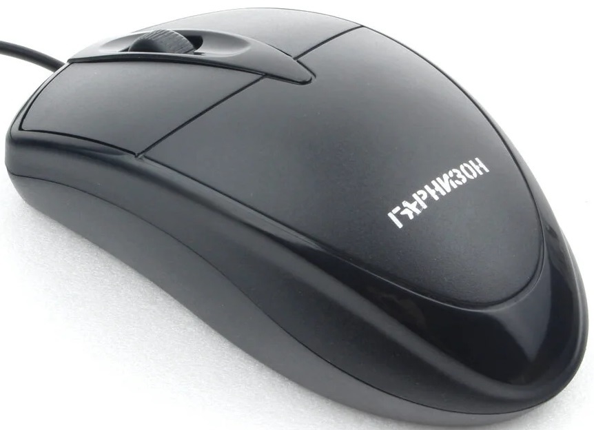 Мышь Гарнизон GM-225XL (USB, optical, 1000dpi, 2m, black)