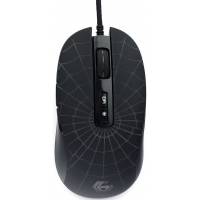 Мышь Gembird MG-560 (USB, optical, 3200dpi, игровая, RGB подсветка, soft-touch, 1.8m, black)