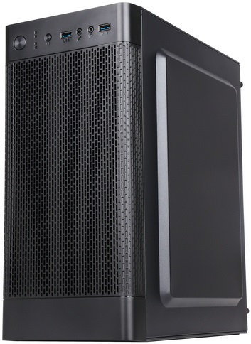 Корпус ACCORD Q03B (без БП, mATX, USB3.0, no Fan, black)