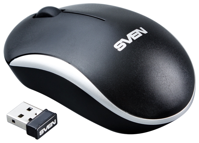 Мышь беспроводная Sven RX-310 (optical, 1200dpi, AA, black)