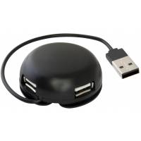 USB 2.0 HUB Defender Quadro Light (4 порта, black)