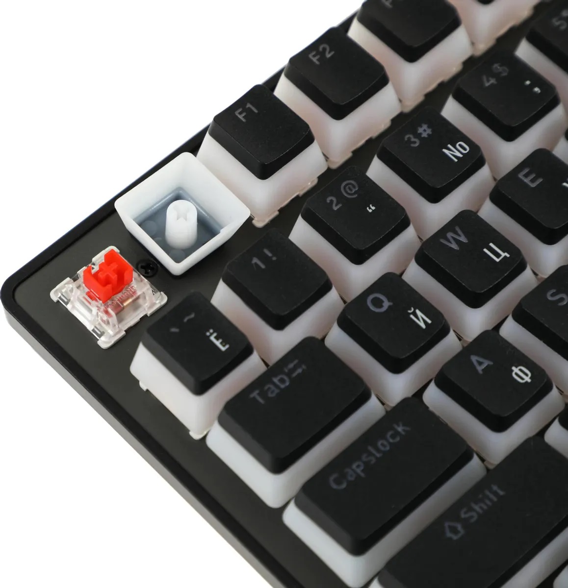 Клавиатура Acer Nitro OKW303 (ZL.KBDCC.01D) (USB, механическая, RED Switch, подсветка, игровая, 1.8m, black)