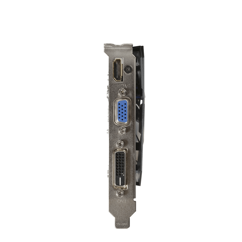 Видеокарта Gigabyte GF GT730 1Gb (GV-N730D5OC-1GI, 64bit, GDDR5, DVI+HDMI+CRT) RTL