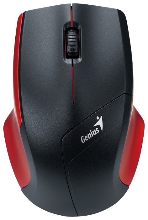 Мышь беспроводная Genius NS-6015 (optical, 1000dpi, AA/AAA, black-red)