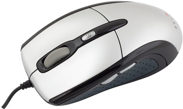 Мышь Oklick 610L (silver-black, 800/1600 DPI, USB)