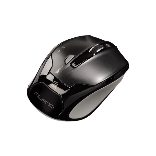 Мышь беспроводная Hama Milano (H-52372, optical, 1800dpi, 2xAAA, black)