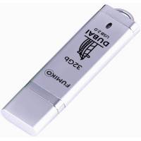 Флеш накопитель USB 2.0 32Gb FUMIKO DUBAI (FDI-29, silver)