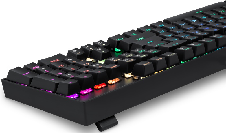 Клавиатура Redragon MITRA (USB, механическая, программируемая RGB подсветка, игровая, влагоустойчивая, мультимедийная, black)