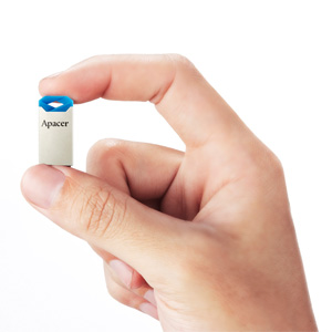Флеш накопитель USB 2.0 32Gb Apacer AH111 (AP32GAH111U-1, silver-blue)