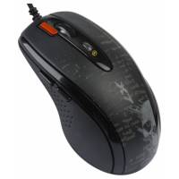 Мышь A4Tech F5-1 (USB, optical, 3000dpi, игровая, mystic black)