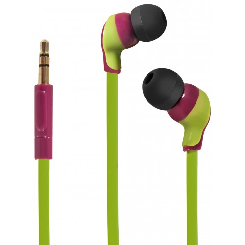 Наушники Defender Juicy MPH-812 (затычки, без микрофона, 1.2m, red-green)