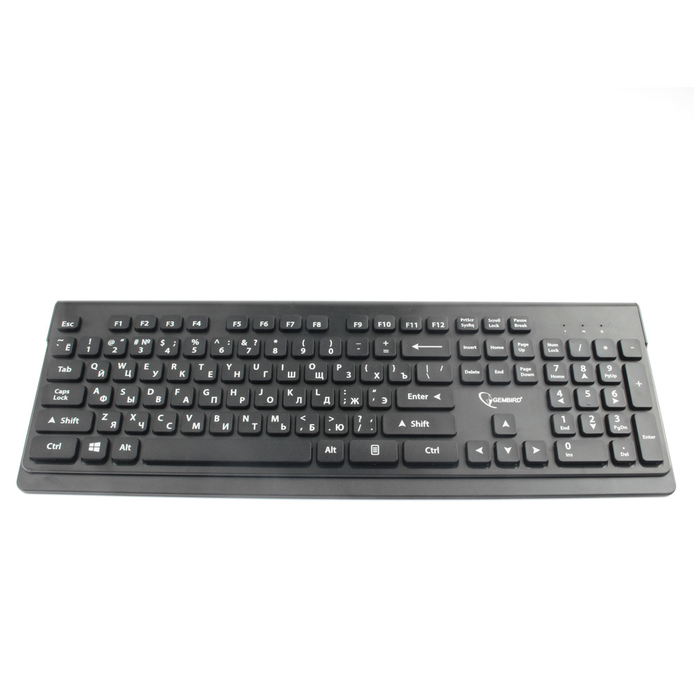 Клавиатура+мышь беспроводные Gembird KBS-7200 (black)