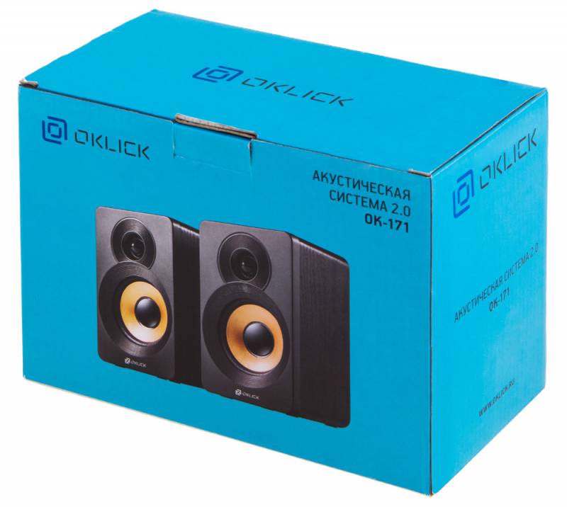Колонки Oklick OK-171 (2x3W, USB, black)