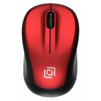 Мышь беспроводная Oklick 665MW (optical, 1000dpi, AA, black-red)