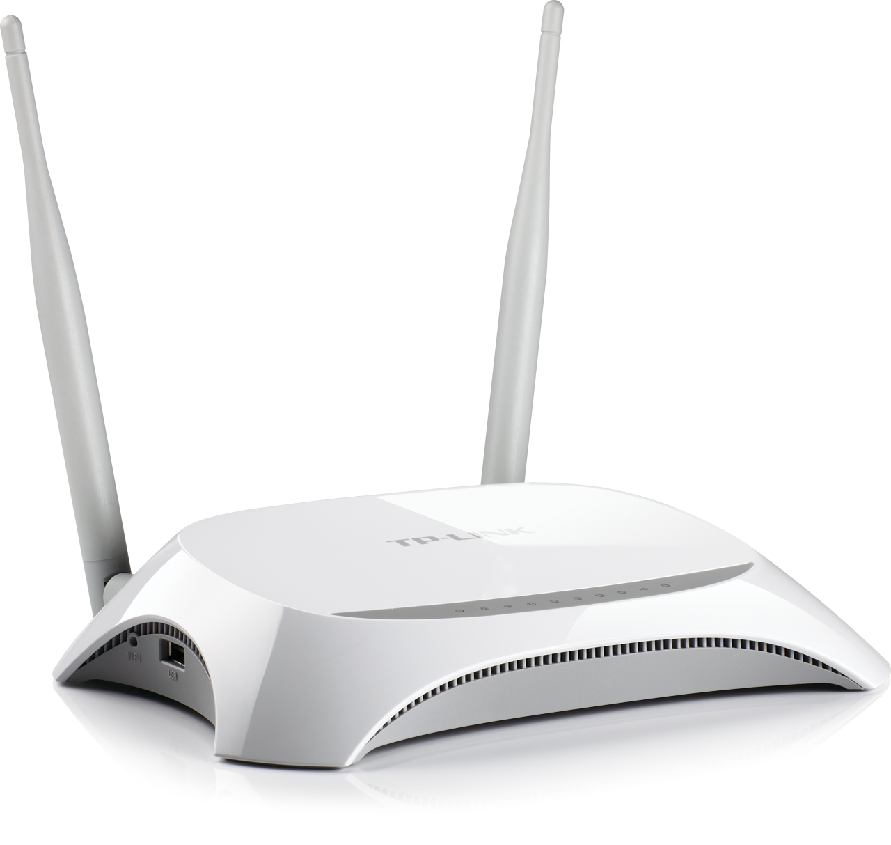 Роутер TP-LINK TL-MR3420 (300Mbps, 2.4GHz, 4 ports, 100Mbps,  2 внешние съёмные антенны 3dBi, USB, 3G/4G, white)