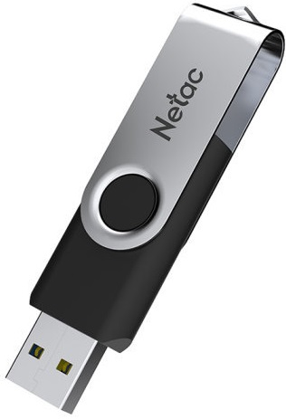 Флеш накопитель USB 2.0 16Gb Netac U505 (NT03U505N-016G-20BK, black)