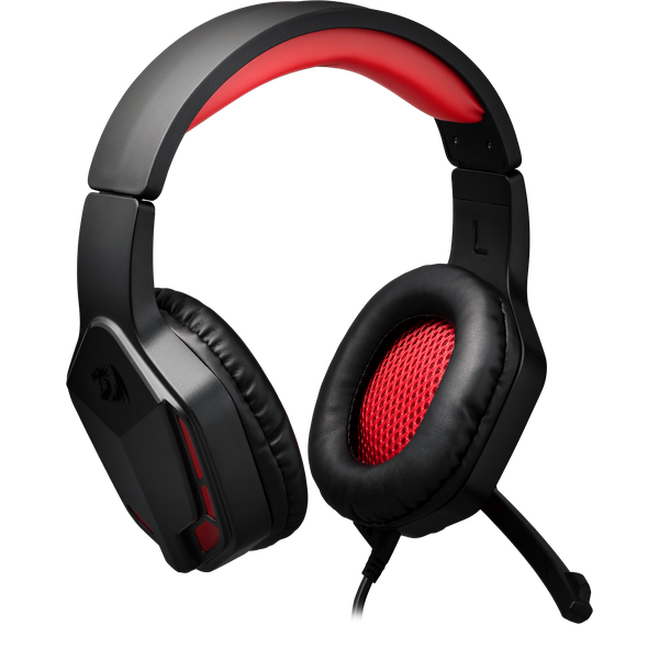 Наушники Redragon THEMIS 2 (полноразмерные закрытые, c микрофоном, регулятор, игровые, 2m, black-red)